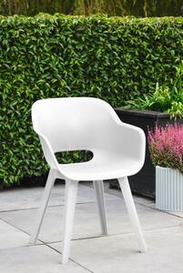 Záhradná stolička LAKOLA 2ks | biela