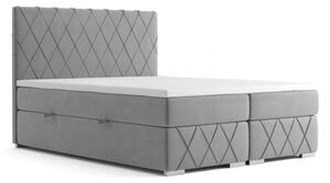 Zltahala.sk Posteľ Boxspring Royal, 200x160, Sivá - (Mono 244)