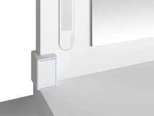 Moderná Toaletný Stolík z podswietlanym zrkadlom i zásuvkami Bijou 01 - Biely