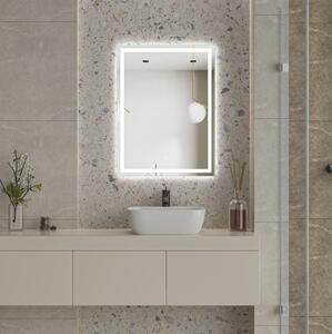 Erga Harper, LED zrkadlo 60x80cm, 2185 lm, 6500K, predné/zadné osvetlenie, ERG-V01-113-6080-00