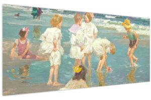Obraz - Edward Henry Potthast, A Holiday, reprodukcia (120x50 cm)