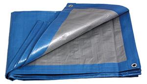 Levior PE plachta zakrývacia PROFI 6x10m 140g/1m2 modro-strieborná