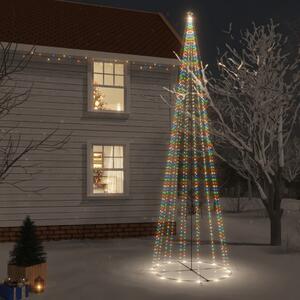 Vianočný stromček kužeľ rôznofarebné svetlo 1134 LED 230x800 cm