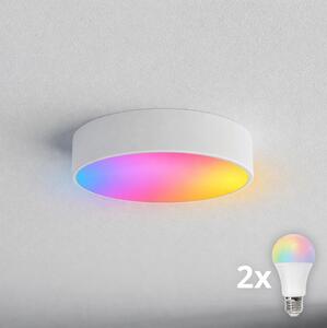 BRILAGI - LED RGBW stmievateľné kúpeľňové stropné svietidlo CLARE 2xE27/12W/230V IP54 biela