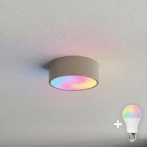 BRILAGI-LED RGBW stmievateľné kúpeľňové stropné svietidlo CLARE 1xE27/12W/230V IP54 béžové
