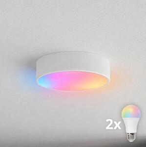 BRILAGI - LED RGBW stmievateľné stropné svietidlo CLARE 2xE27/12W/230V biela