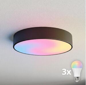 BRILAGI - LED RGBW stmievateľné stropné svietidlo CLARE 3xE27/12W/230V čierne