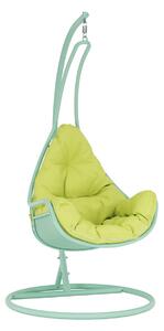 Závesné hojdacie kreslo Talise - neo mint / zelená