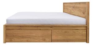Dubová posteľ Sandra 160×200, manželská posteľ