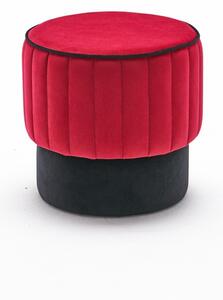 Stolička Rose Pouf Red