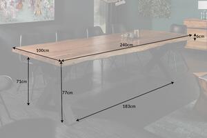 Jedálenský stôl Massive X Honey 240 cm