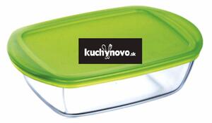 Žiaruvzdorná nádobka s vekom Uvar & Ulož 23 x 15 x 6,5 cm PYREX
