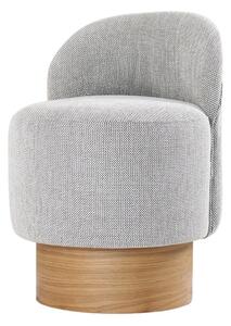 Barren Pouf Grey Stool