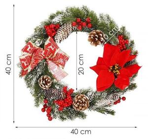 Vianočný veniec 40 cm SPRINGOS CA1020
