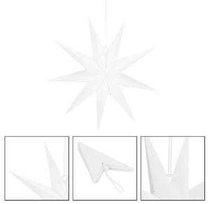 Papierová vianočná hviezda 60 cm SPRINGOS CA1100 - biela