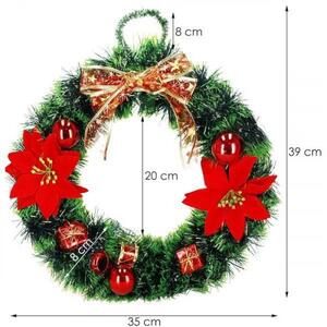 Vianočný veniec 35 cm SPRINGOS CA1018