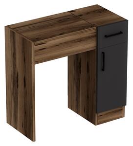 Kozmetický stolík Inci Light Walnut