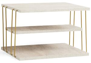Konferenčný stolík Lifon Gold Travertine
