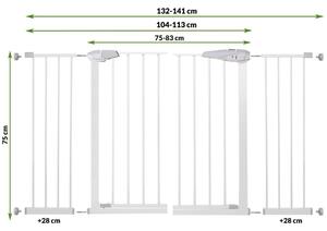 Ochranná bariéra pre deti 132 - 141 cm SPRINGOS SG0001AA