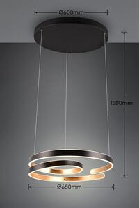 Trio 344110180 LED závesné stropné svietidlo Marnie | 68W integrovaný LED zdroj | 8000 lm | 3000K
