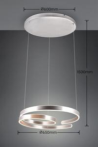 Trio 344110105 LED závesné stropné svietidlo Marnie | 68W integrovaný LED zdroj | 8000 lm | 3000K