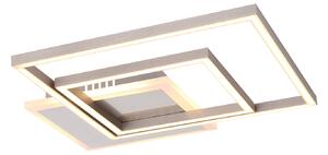 GLOBO Stropné dizajnové osvetlenie LED MUNNI, 30W, teplá biela, 37x37cm, štvorcový