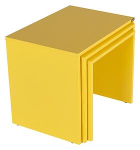 Skladací stôl SHP Yellow, 3 ks
