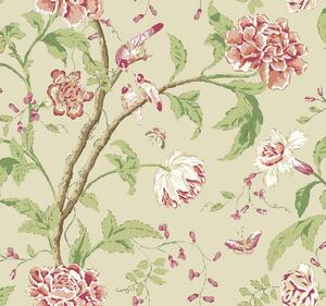 Béžová vliesová tapeta, rozkvitnuté vetvičky, BL1781, Blooms Second Edition Resource Library, York