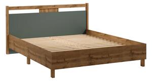 Zltahala.sk Manželská posteľ Indigo L160, wotan/green