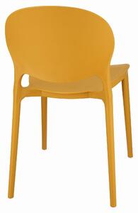 Dekorstudio Balkónové sedenie JUSTIN horčicové - 2x stolička + 1x stôl