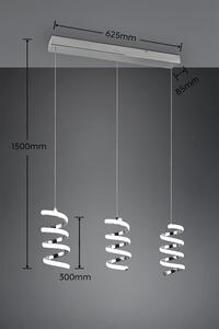 Trio R34183106 LED závesné stropné svietidlo Laola | 3x8W integrovaný LED zdroj | 3x1250 lm | 4000K