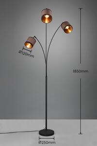 Trio R41553041 stojacia lampa Davos | 3x10W E14