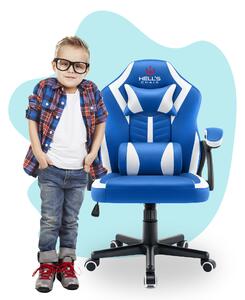 Hells Detská herná stolička HC-1001 KIDS Modro-biela