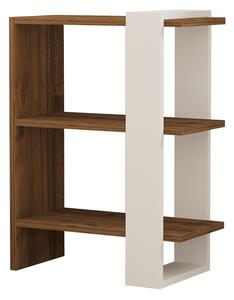 Knižnica Gaye Walnut White