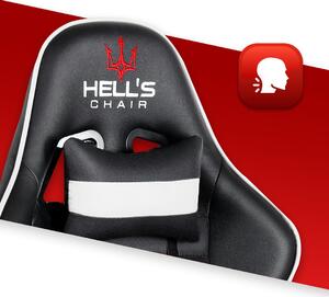Hells Herná stolička Hell's Chair HC-1003 Plus White
