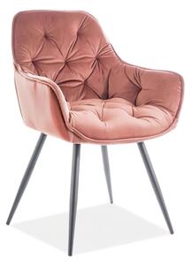 Jedálenská stolička Bria- ružová