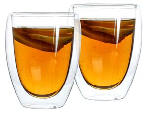 Termo pohár na vodu (2 ks) Hotcold Typ 10 350 ml - priehľadná