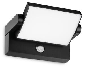 Ideal Lux 287737 SWIPE vonkajšie nástenné svietidlo so senzorom LED 21W 2300/1320lm 3000K čierna