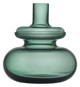 Zelená sklenená váza Inu - Zone