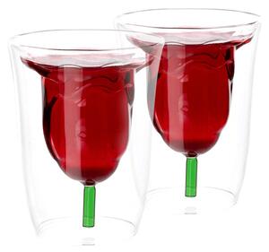 Termo pohár na víno (2 ks) Hotcolder Typ 27 180 ml - priehľadná