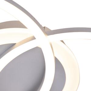 Dizajnové stropné svietidlo z ocele vrátane LED 3-stupňového stmievania - Veni