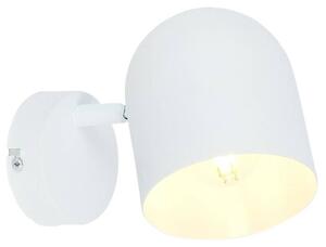 Biele stropnénástenné svietidlo Azuro pre žiarovku 1x E27