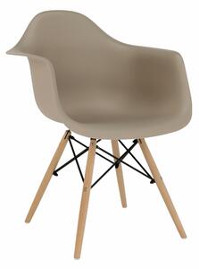 Jedálenská stolička Damen 2 New - buk / capuccino