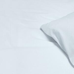 Goldea francúzske bavlnené posteľné obliečky - sivomodré 240 x 220 a 2ks 70 x 90 cm