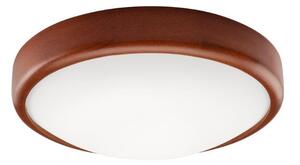 RUEL Moderné stropné svietidlo 1xE27, 60W, 27cm, okrúhle, hnedé