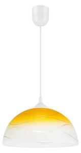 RUEL Retro závesné svetlo na drôte, 1xE27, 60W, okrúhle, žlté