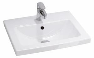 Cersanit - SET skrinka + umývadlo, biely lesk, LARA COMO 50, S801-146-DSM