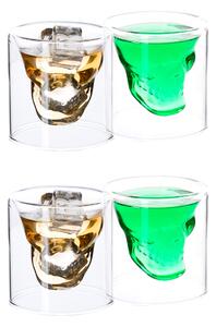 Termo pohár (4 ks) Hotcold Typ 35 75 ml - priehľadná