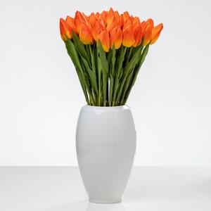 Umelý tulipán ALAN v oranžovej farbe dlžka 50 cm. Cena uvedená za 1 kus. TEG008OR