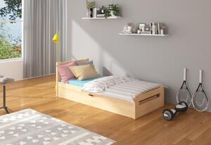 Detská posteľ NELGA + matrac, 80x180, borovica